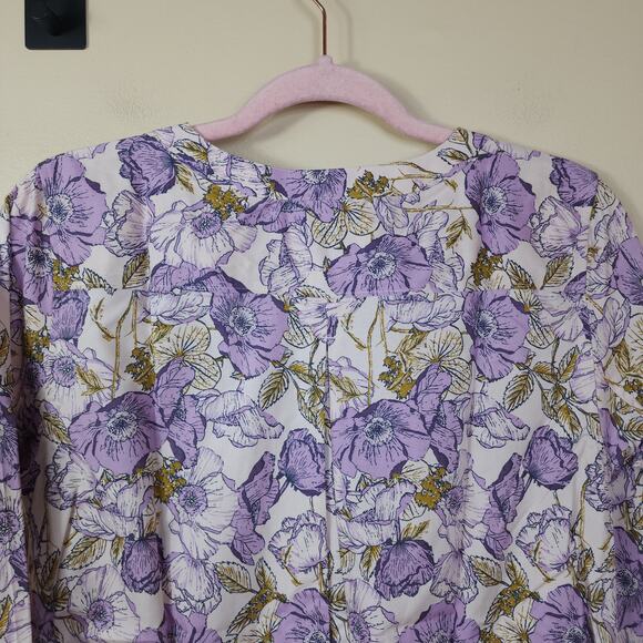 Duluth Wrinklefighter Tunic in Pink Floral Size S - Picture 7 of 9